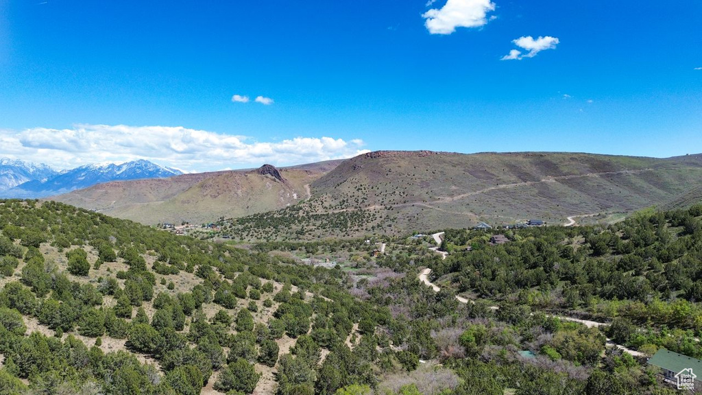 View of mountain backdrop