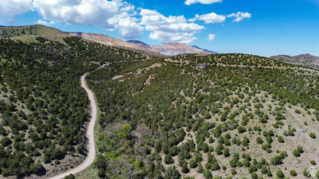 View of mountain background