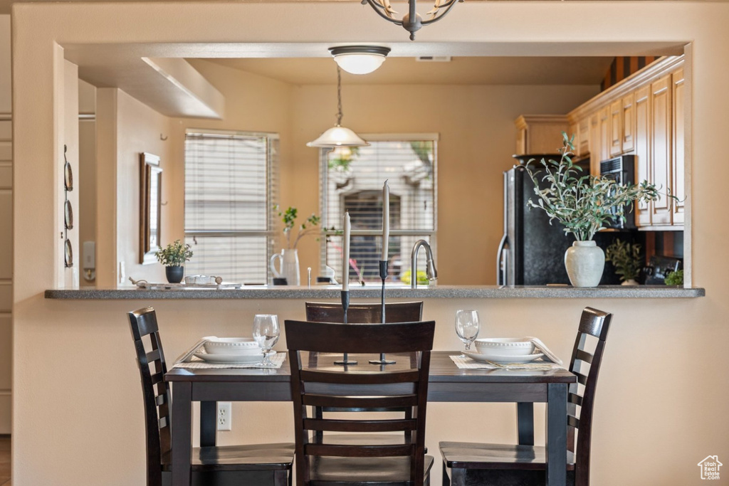 View of dining area
