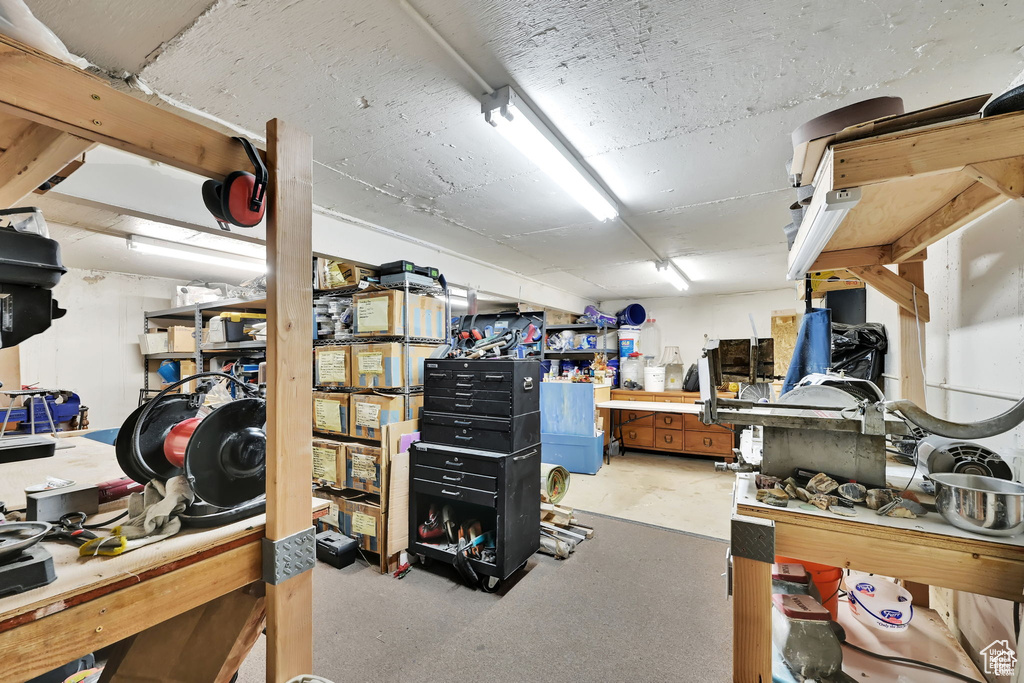 View of storage room