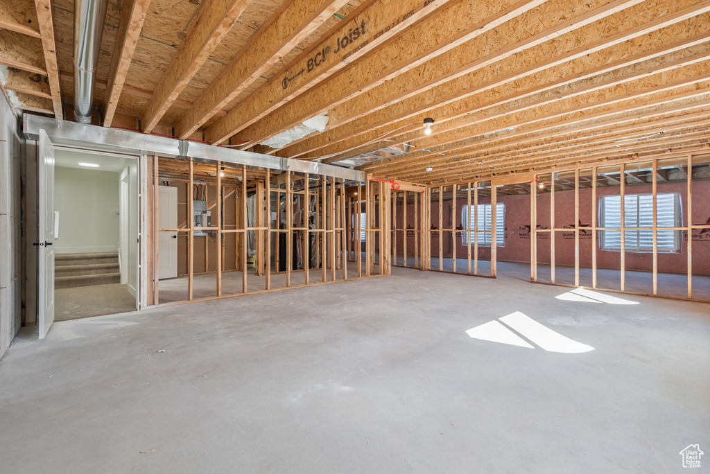 Misc room with concrete flooring