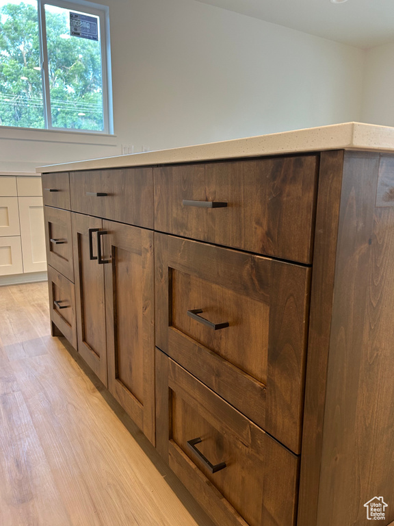 Detailed view of wood finished floors