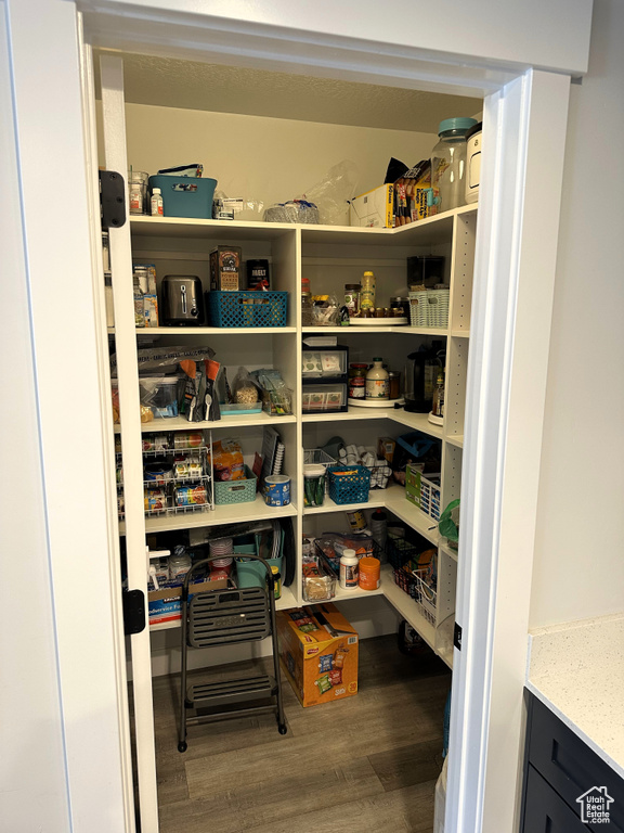 View of storage area