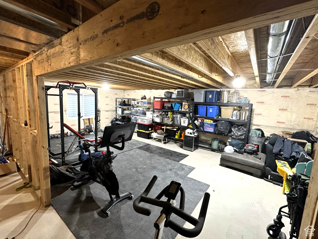 View of workout area