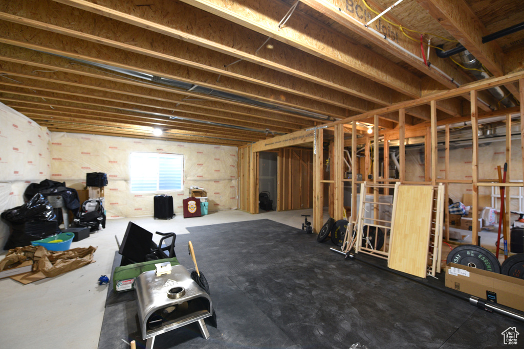 View of basement