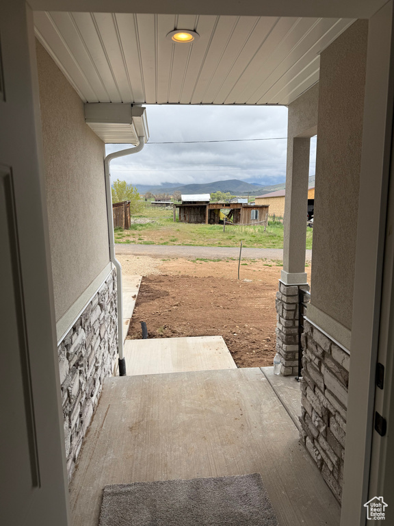 View of patio
