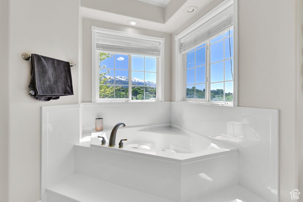 Bathroom with a bath