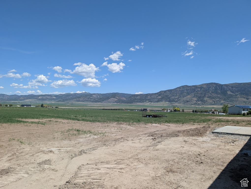 Mountain view featuring rural landscape