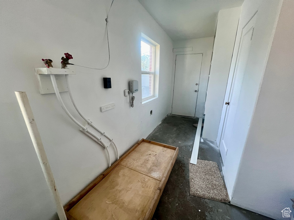 View of washroom