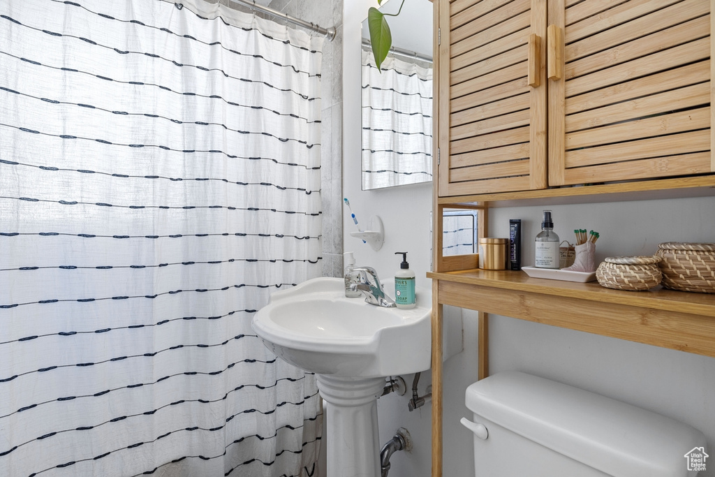 Bathroom with toilet