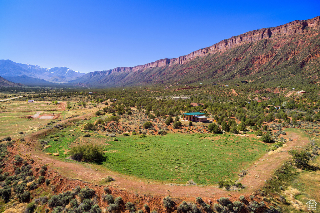 View of mountain backdrop
