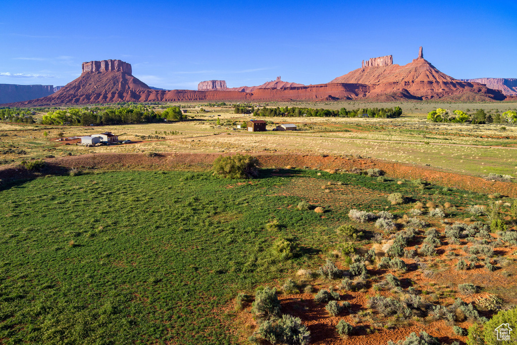 View of mountain background