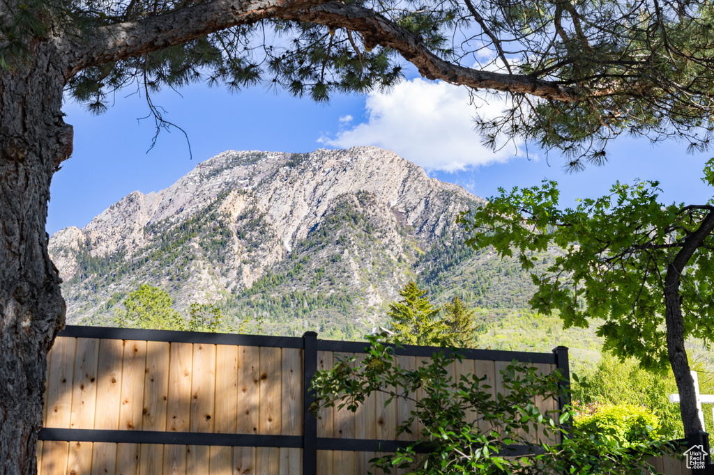View of mountain backdrop