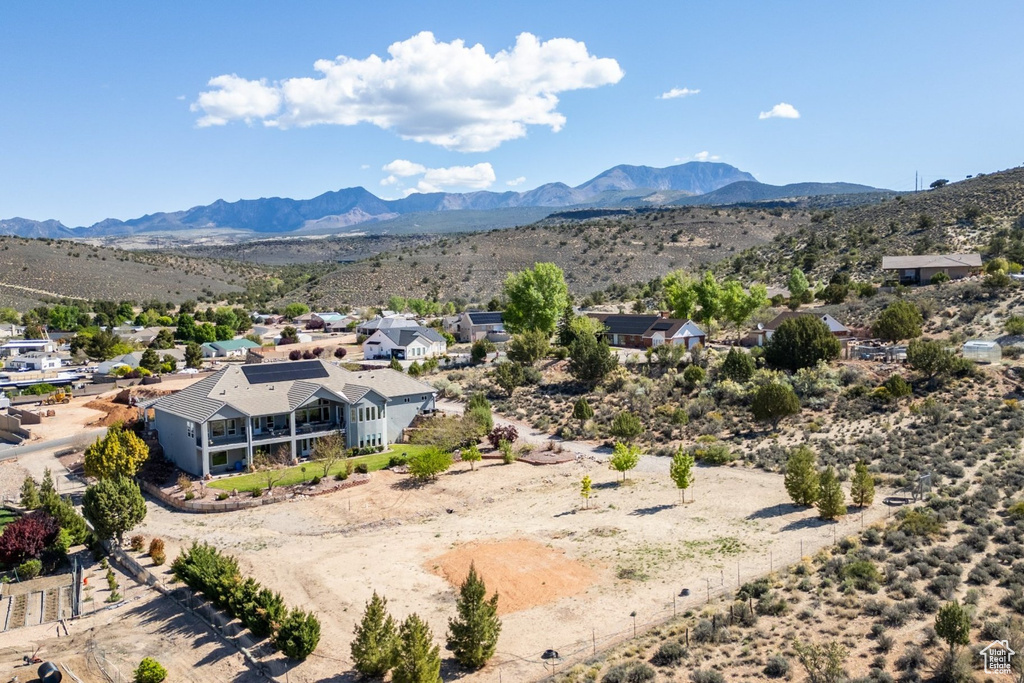 View of mountain background