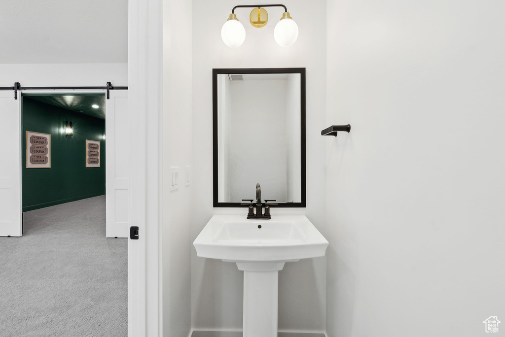 Bathroom with baseboards