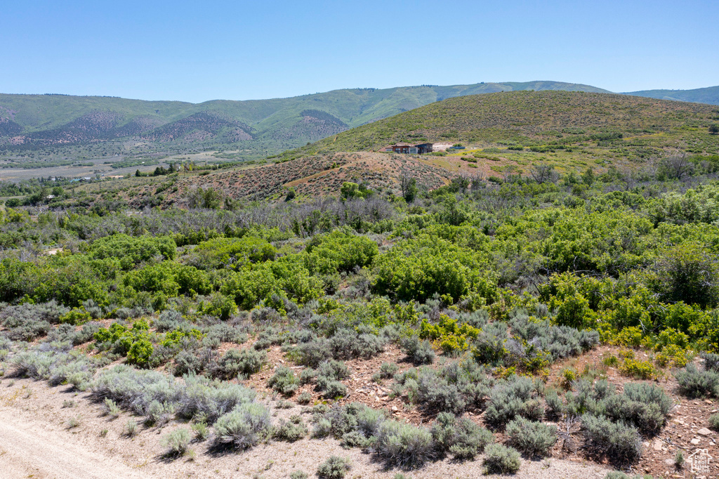 View of mountain backdrop