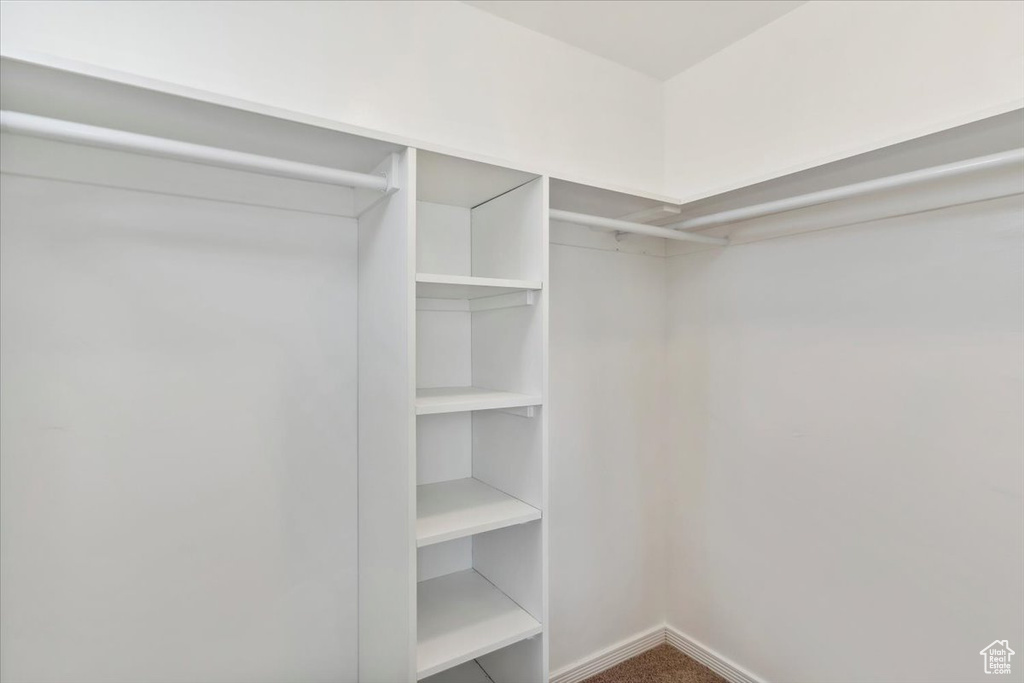 View of spacious closet