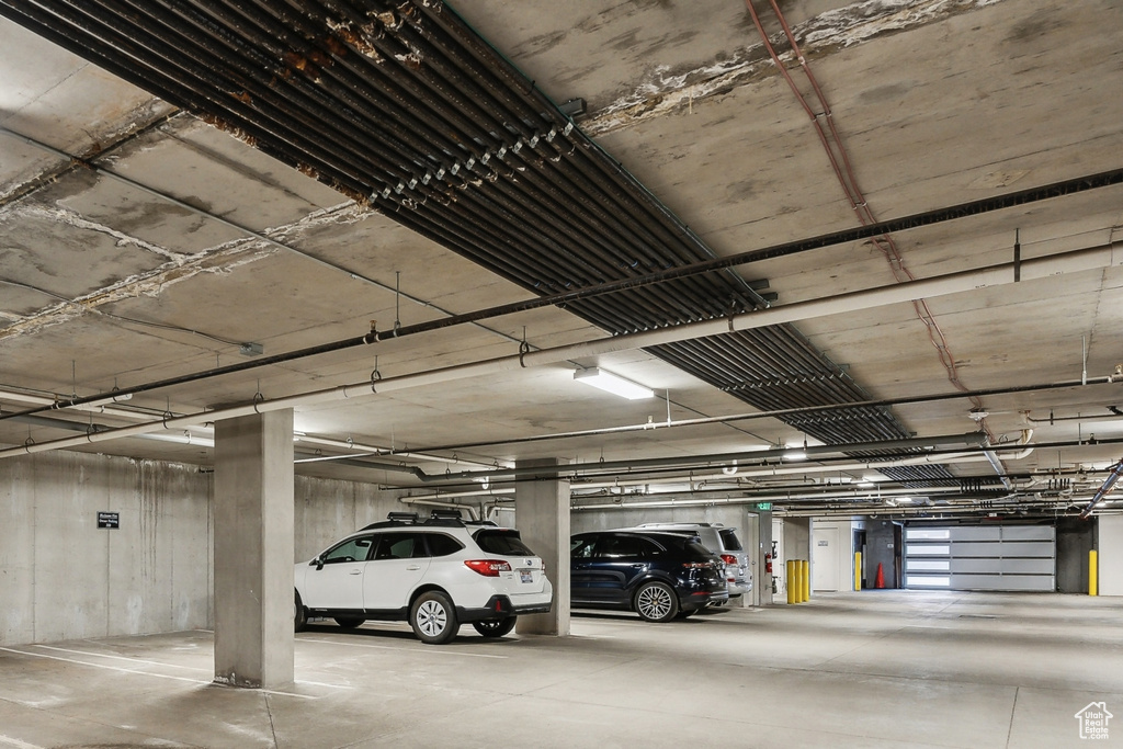 View of parking garage