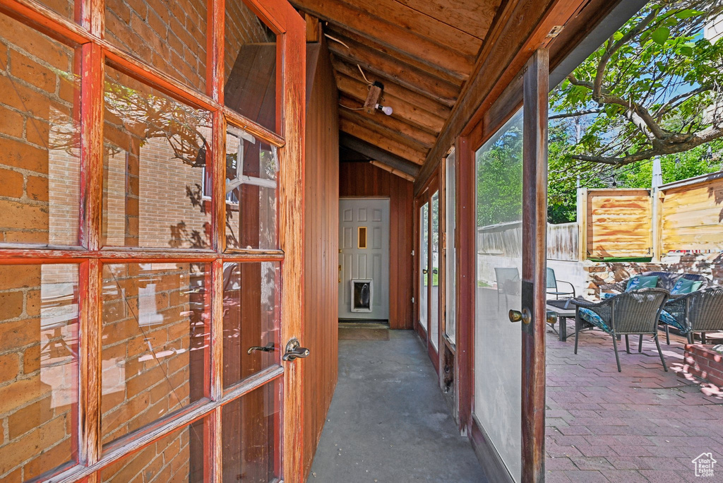 View of patio