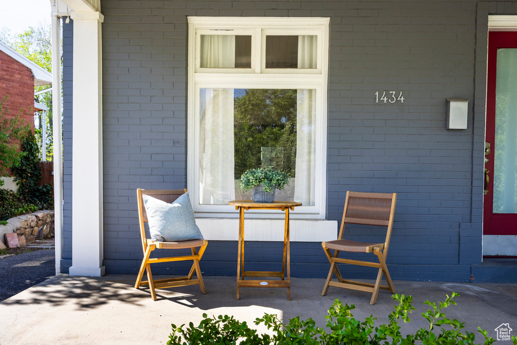 View of patio