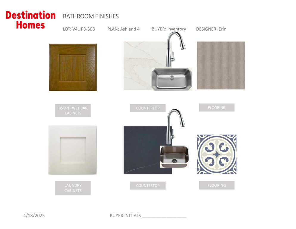 View of miscellaneous listing collateral