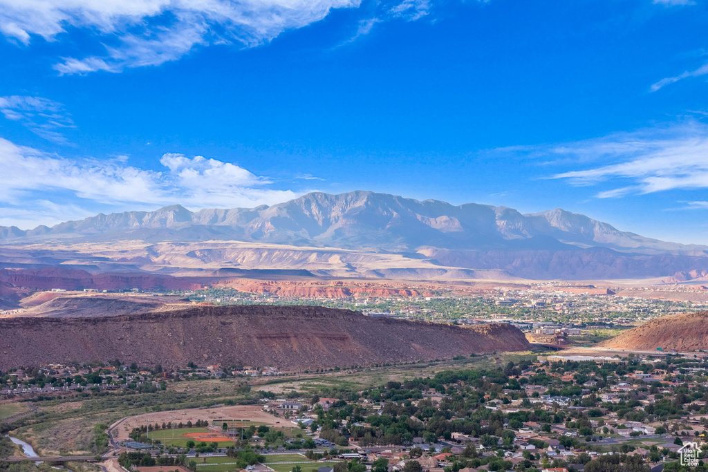 View of mountain background