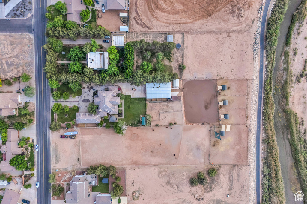 Aerial overview of property's location