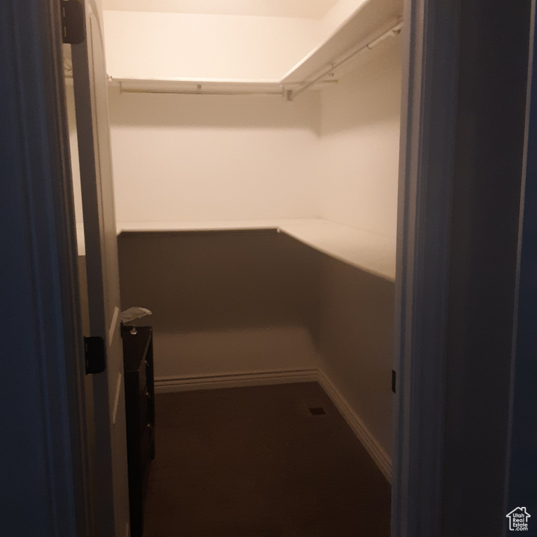 View of spacious closet