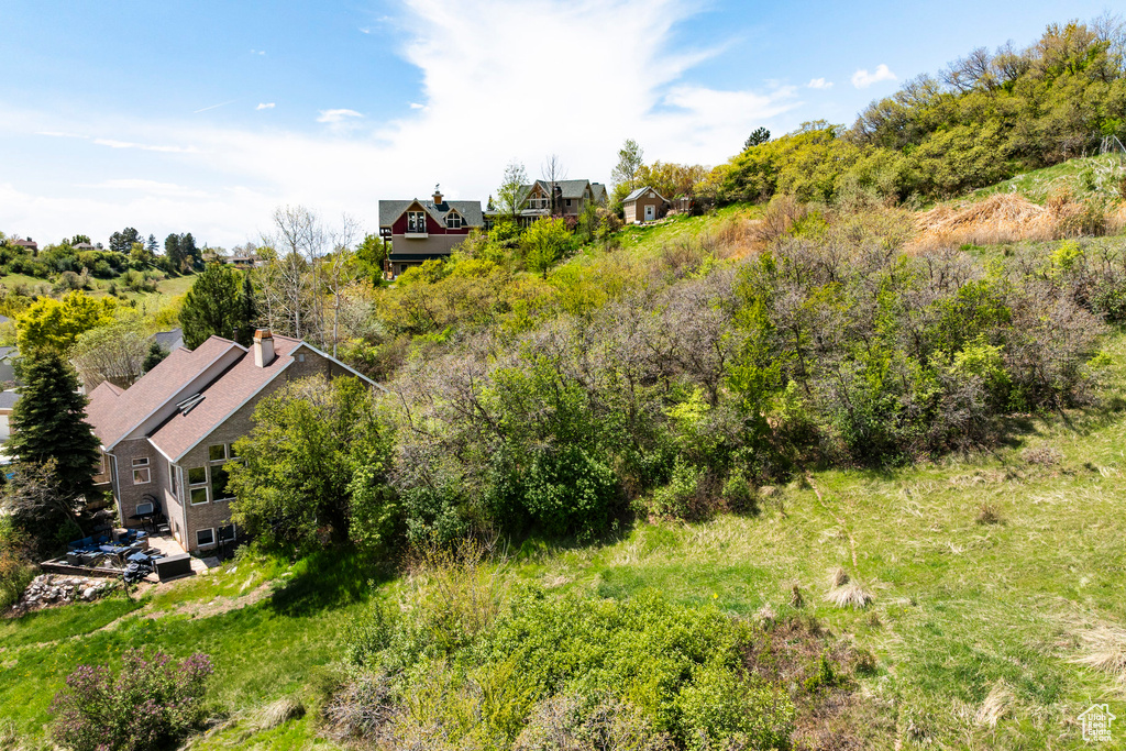 Aerial view of property and surrounding area