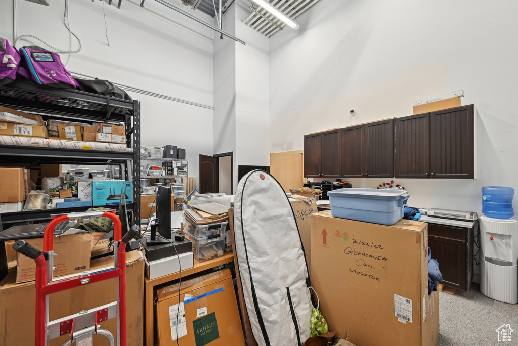 View of storage area