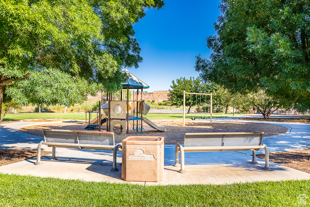 View of community playground