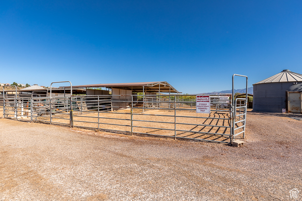 View of stable