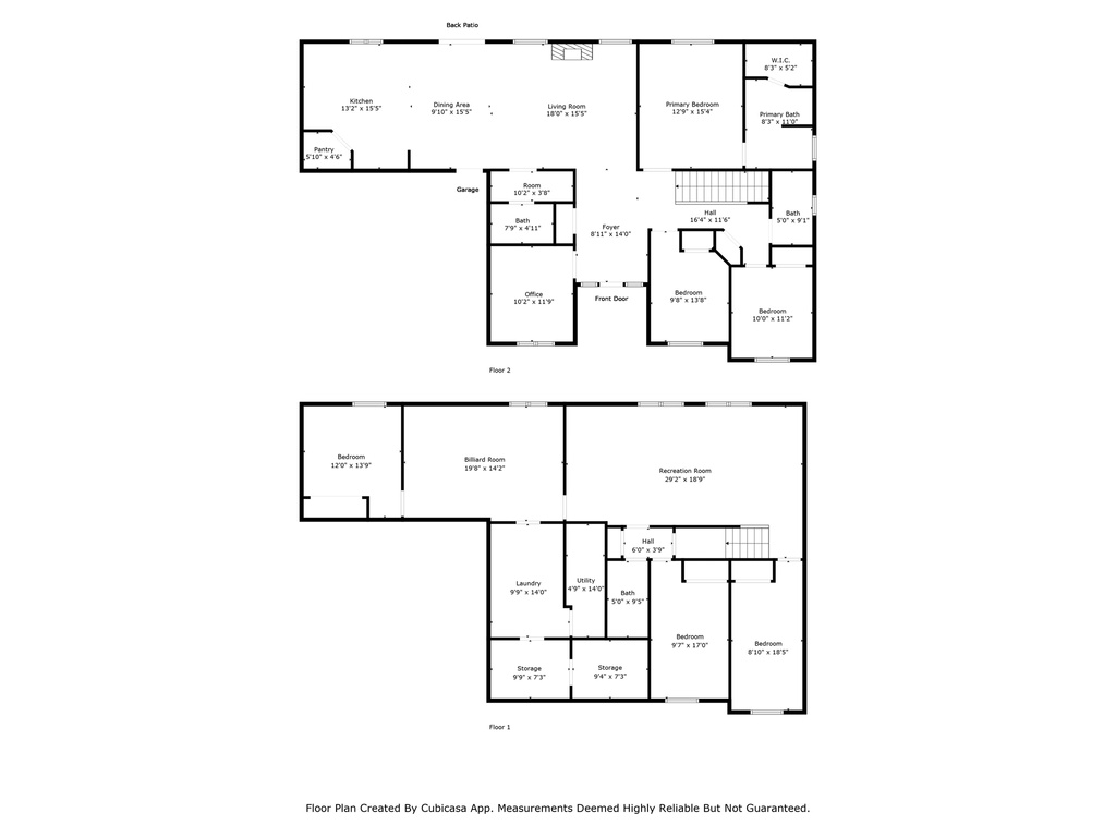 Floor plan / room layout