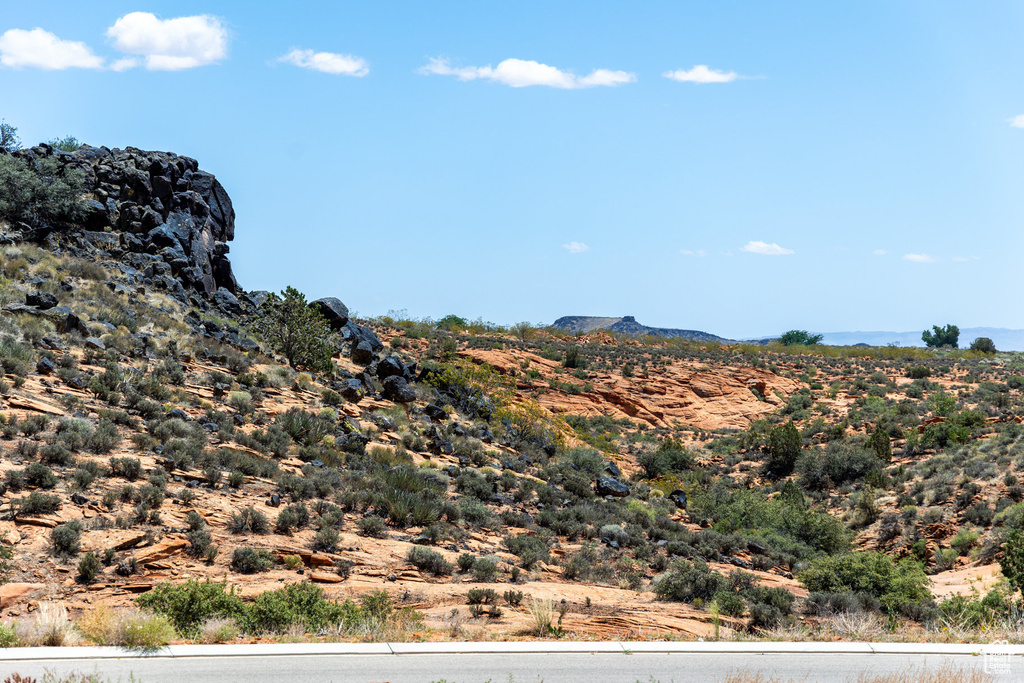 View of mountain background