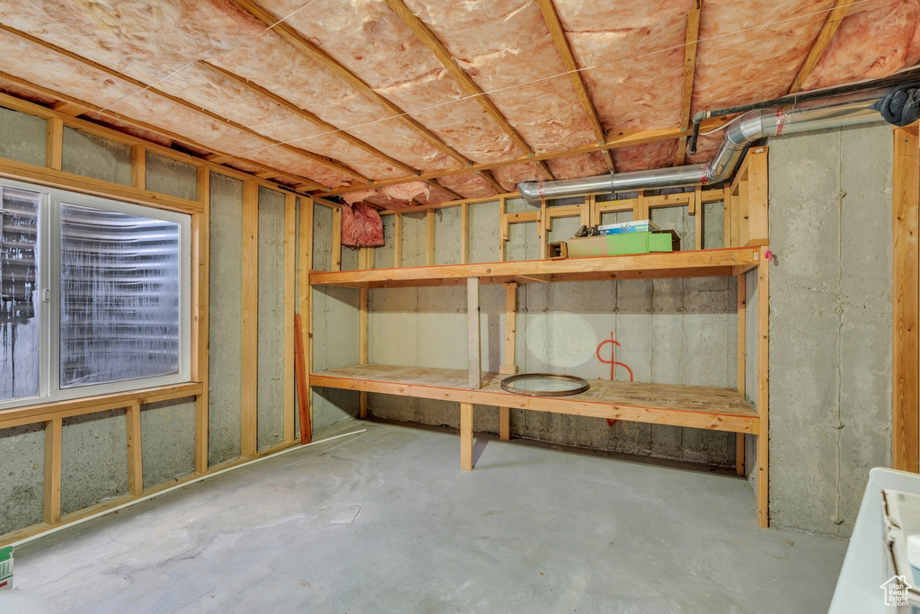 View of storage room