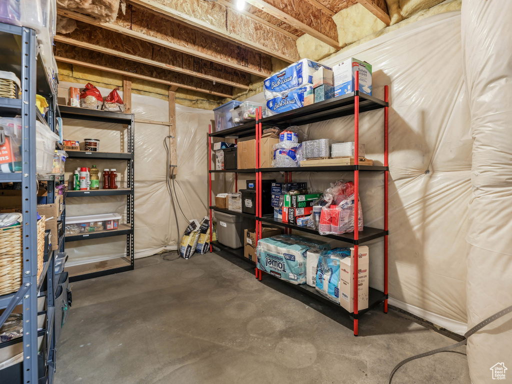 View of storage area