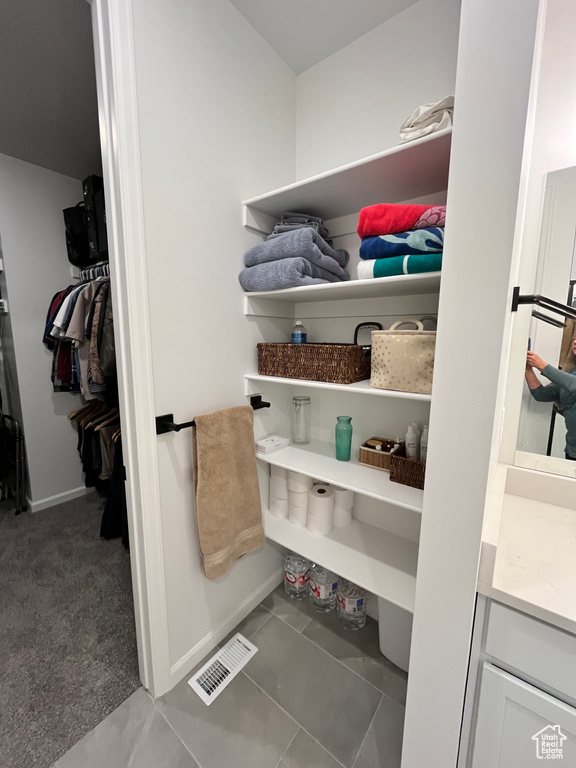 View of closet
