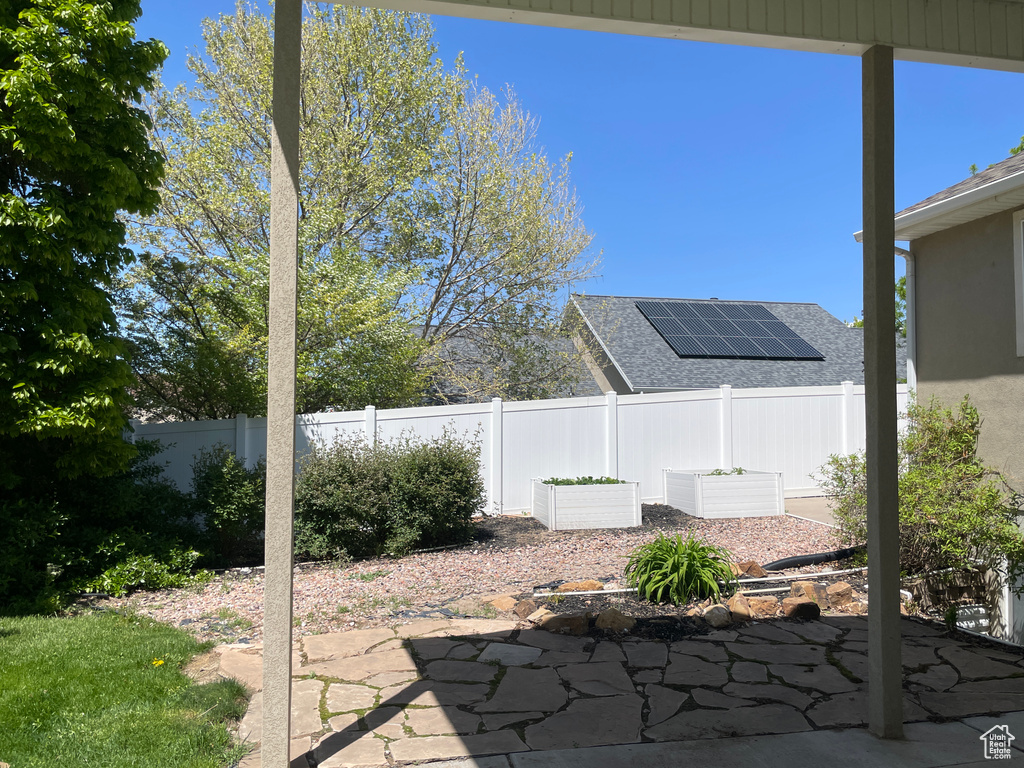 View of patio / terrace featuring a fenced backyard