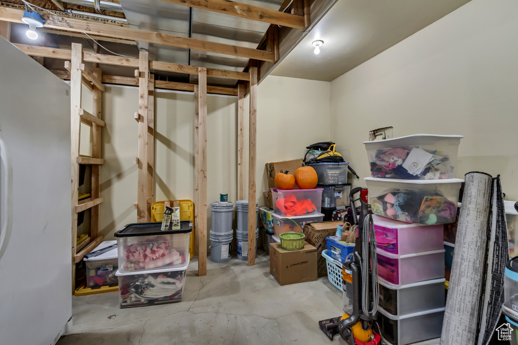 View of storage room