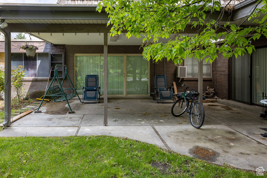 View of patio