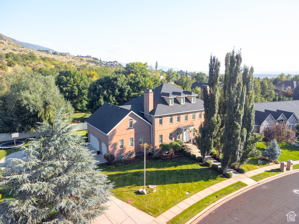 Aerial view of property and surrounding area