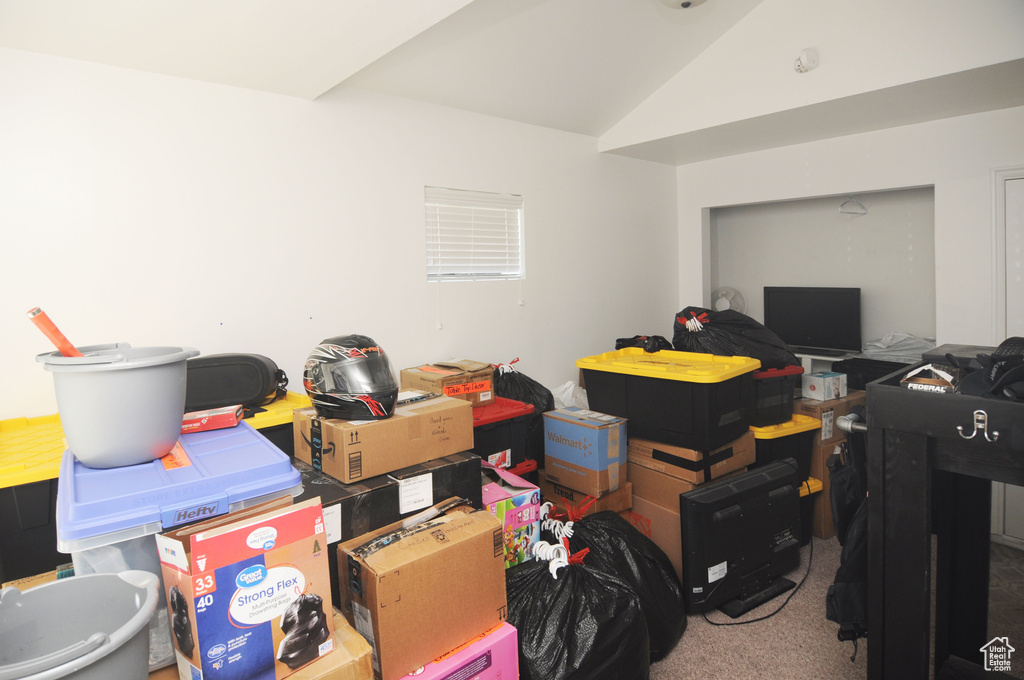 View of storage room