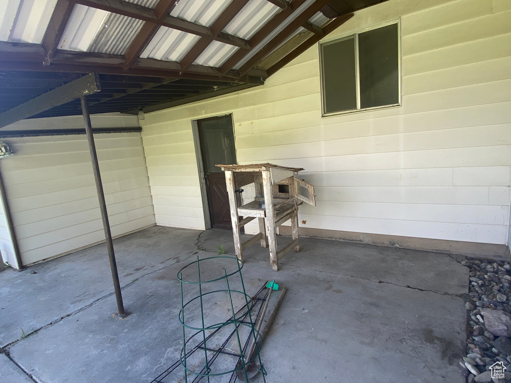View of patio
