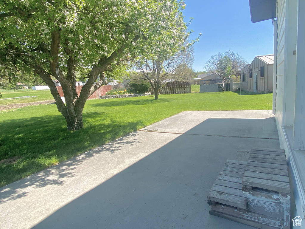View of patio