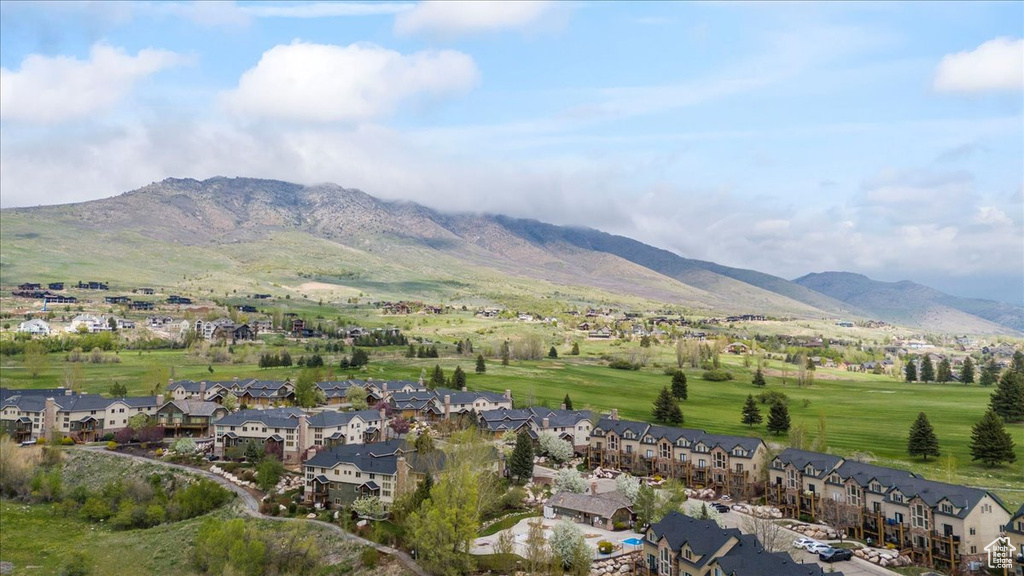 View of mountain feature featuring a residential view