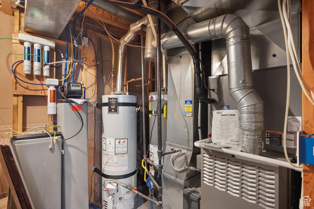 Utilities with water heater