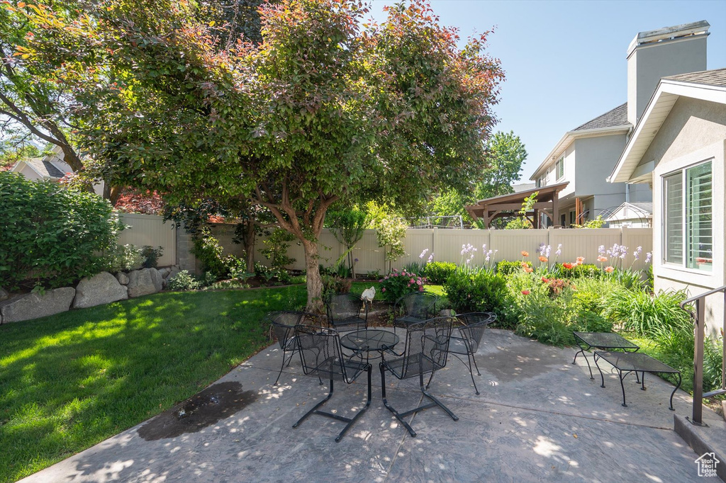View of patio