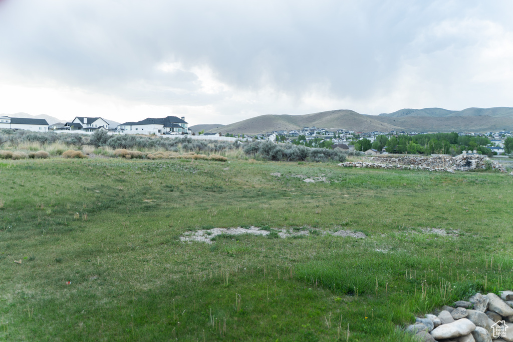 View of mountain background