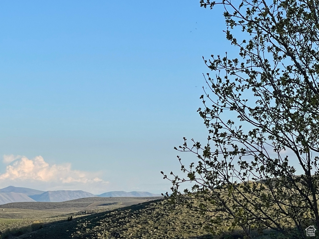 View of mountain backdrop