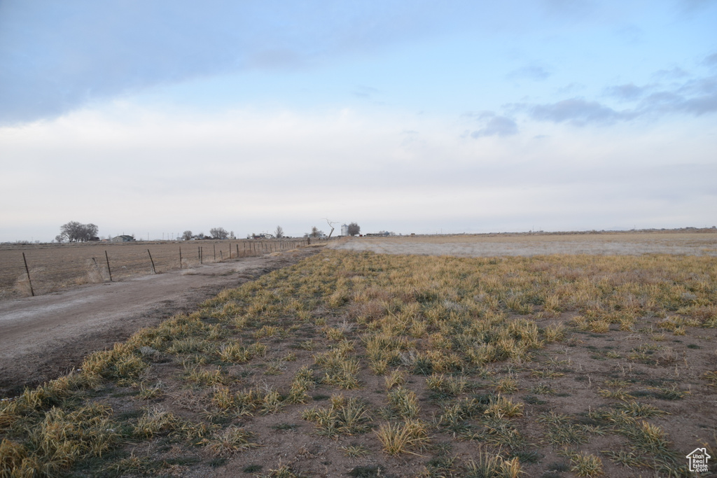 View of road with a rural view